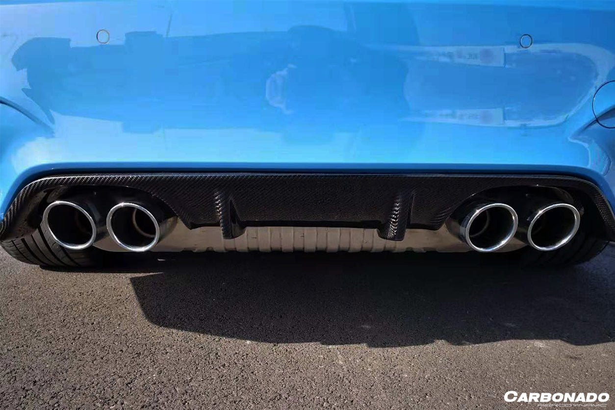 DARWINPRO - BMW M3 F80 / M4 F82 2014-2020 D3 STYLE CARBON FIBRE REAR DIFFUSER - Aero Carbon UK