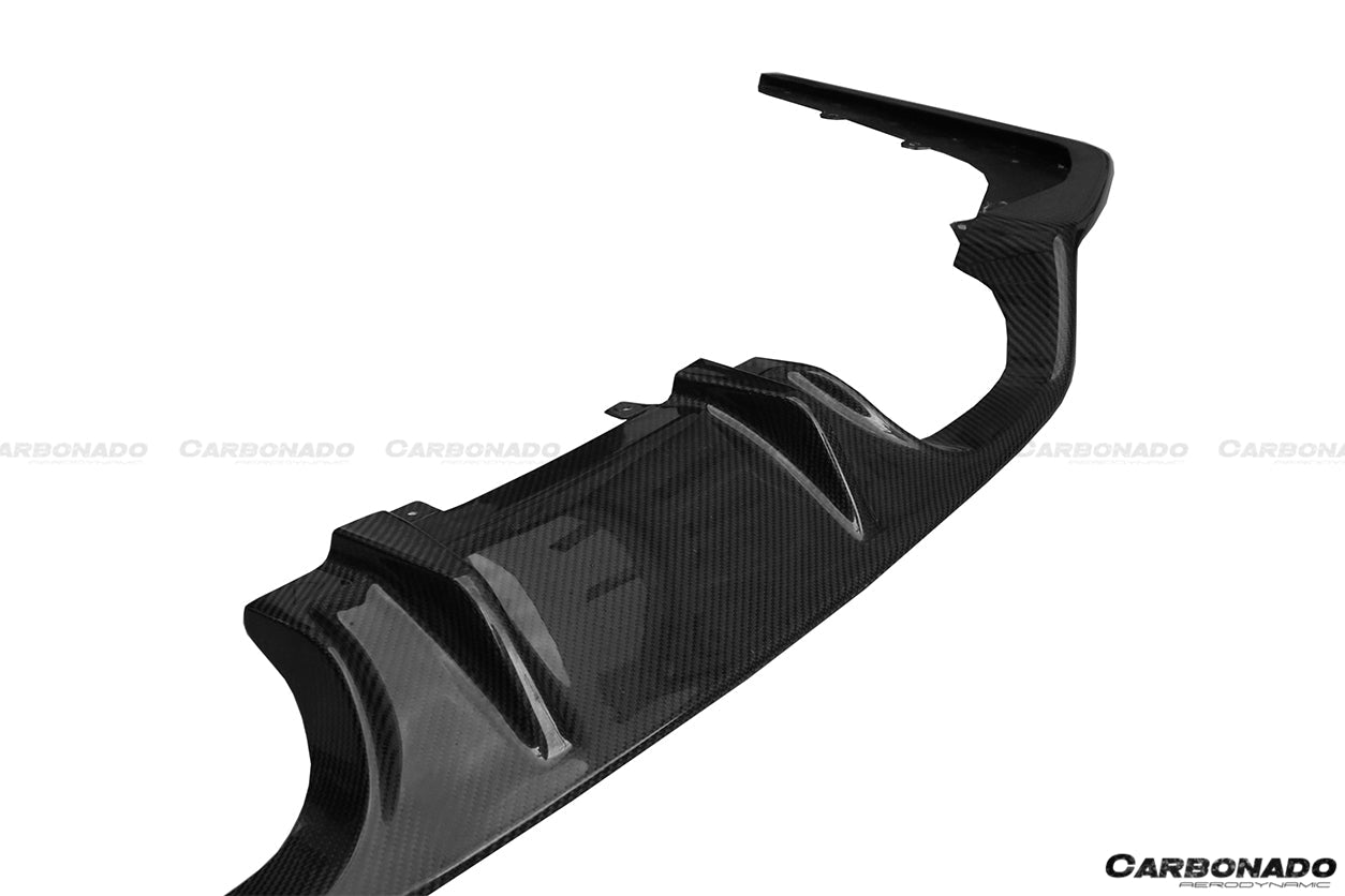 DARWINPRO - BMW M3 F80 / M4 F82 2014-2020 D3 STYLE CARBON FIBRE REAR DIFFUSER - Aero Carbon UK