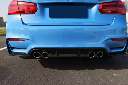 DARWINPRO - BMW M3 F80 / M4 F82 2014-2020 D3 STYLE CARBON FIBRE REAR DIFFUSER - Aero Carbon UK