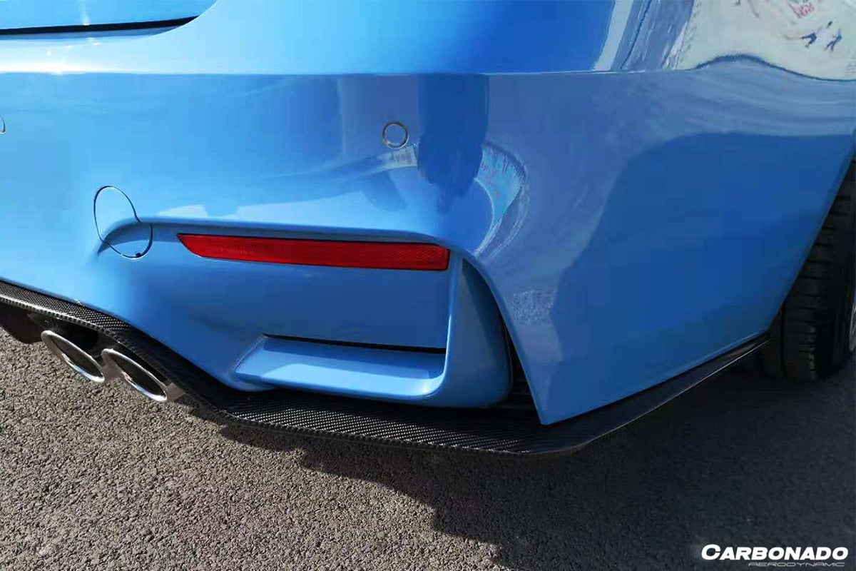 DARWINPRO - BMW M3 F80 / M4 F82 2014-2020 D3 STYLE CARBON FIBRE REAR DIFFUSER - Aero Carbon UK