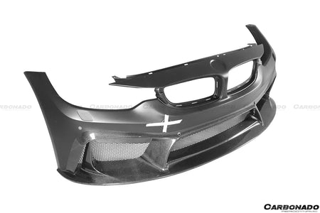 DARWINPRO - BMW M3 F80 / M4 F82 2014-2020 D3 STYLE FRONT BUMPER - Aero Carbon UK