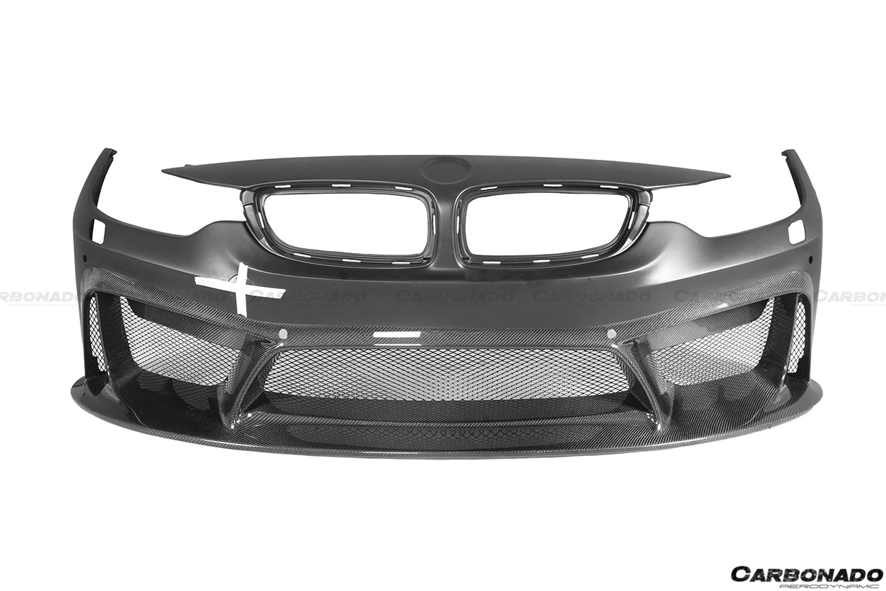 DARWINPRO - BMW M3 F80 / M4 F82 2014-2020 D3 STYLE FRONT BUMPER - Aero Carbon UK