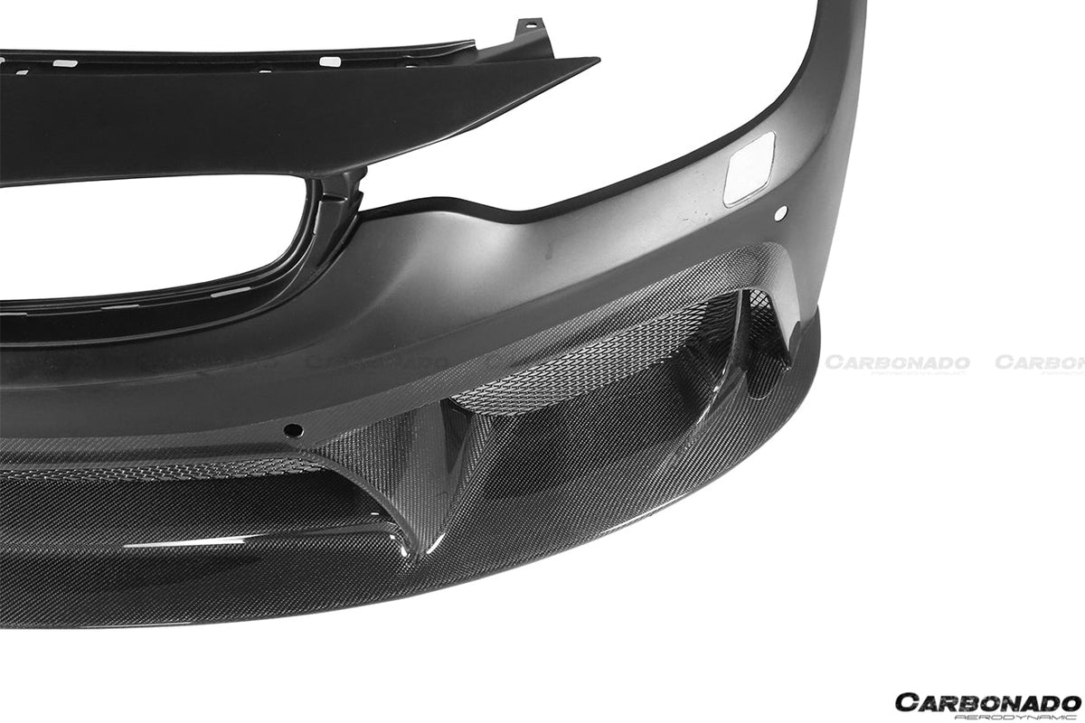 DARWINPRO - BMW M3 F80 / M4 F82 2014-2020 D3 STYLE FRONT BUMPER - Aero Carbon UK