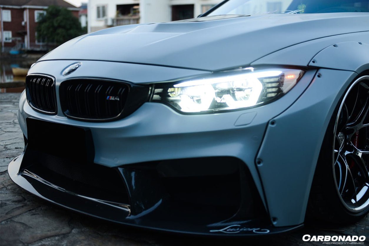 DARWINPRO - BMW M3 F80 / M4 F82 2014-2020 D3 STYLE FRONT BUMPER - Aero Carbon UK