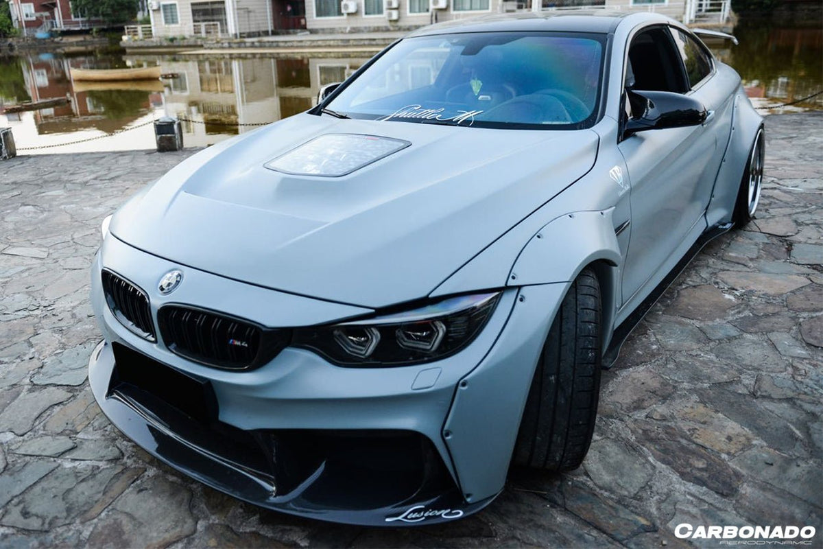 DARWINPRO - BMW M3 F80 / M4 F82 2014-2020 D3 STYLE FRONT BUMPER - Aero Carbon UK