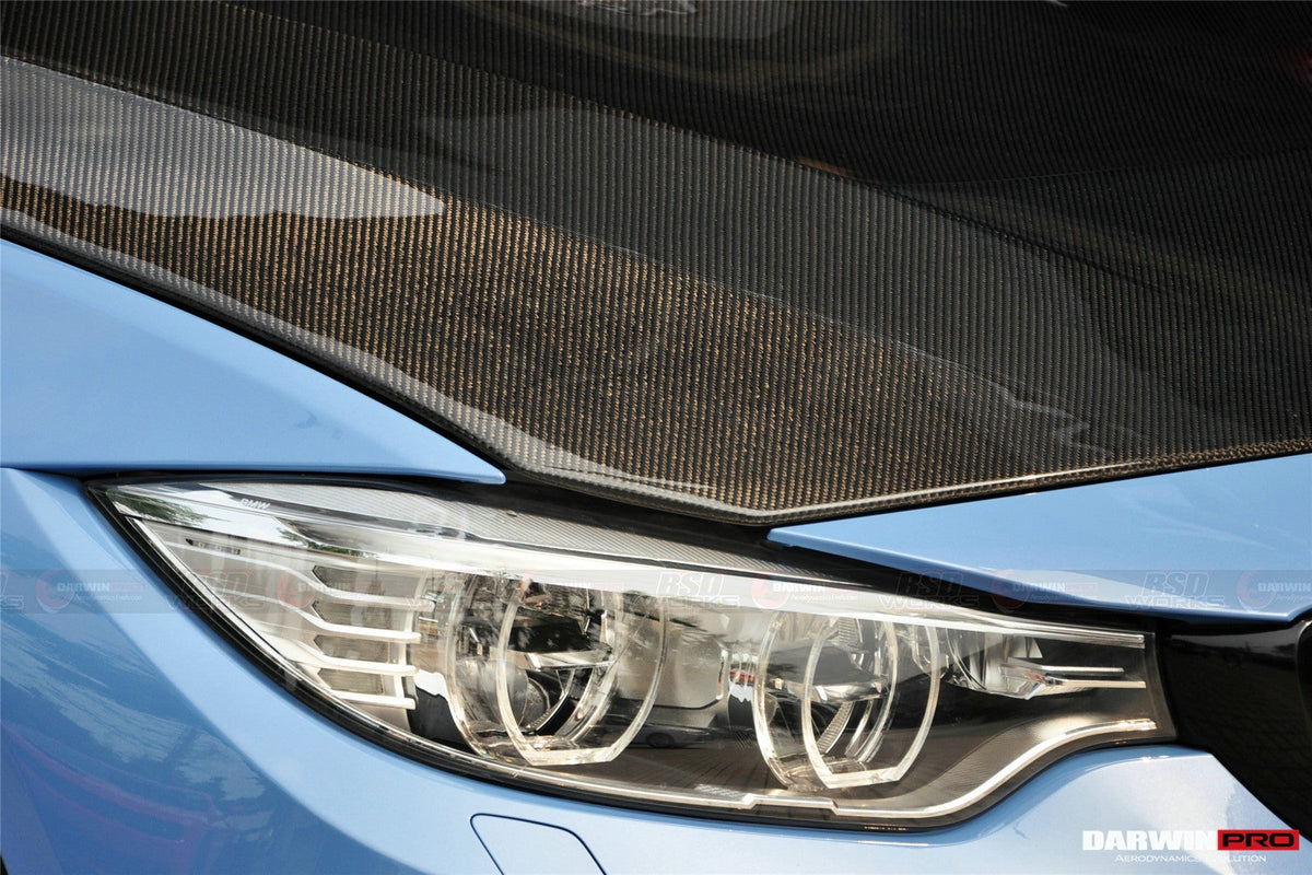 DARWINPRO - BMW M3 F80 / M4 F82 2014-2020 GTS STYLE CARBON FIBRE HOOD BONNET - Aero Carbon UK