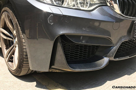 DARWINPRO - BMW M3 F80 / M4 F82 2014-2020 MP STYLE CARBON FIBRE FRONT CAPS - Aero Carbon UK