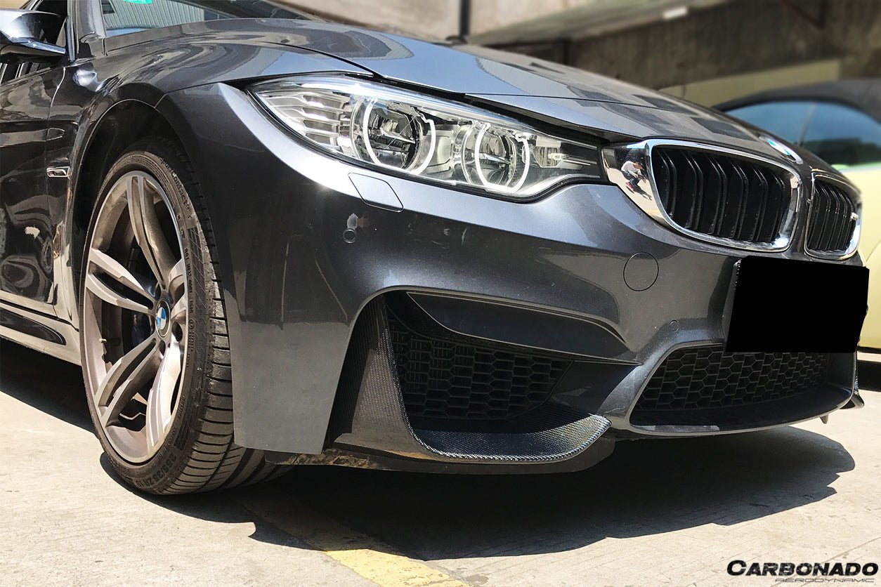 DARWINPRO - BMW M3 F80 / M4 F82 2014-2020 MP STYLE CARBON FIBRE FRONT CAPS - Aero Carbon UK