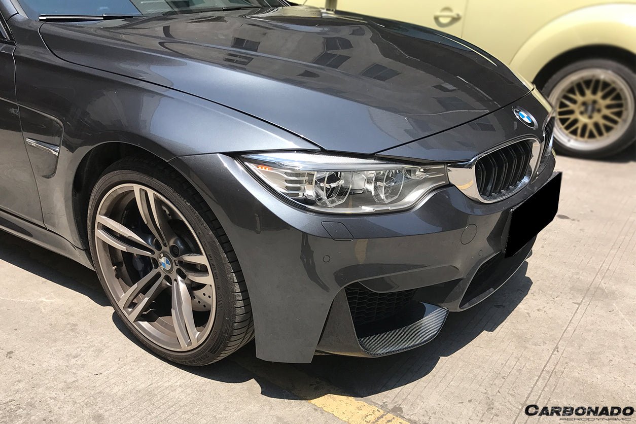 DARWINPRO - BMW M3 F80 / M4 F82 2014-2020 MP STYLE CARBON FIBRE FRONT CAPS - Aero Carbon UK