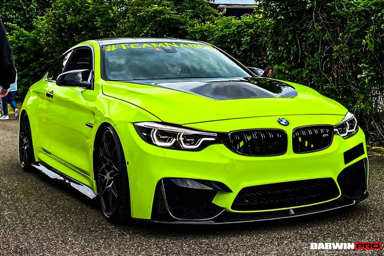 DARWINPRO - BMW M3 F80 / M4 F82 2014-2020 MP STYLE CARBON FIBRE FRONT LIP - Aero Carbon UK