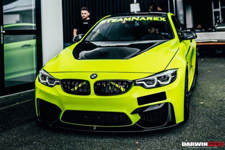 DARWINPRO - BMW M3 F80 / M4 F82 2014-2020 MP STYLE CARBON FIBRE FRONT LIP - Aero Carbon UK