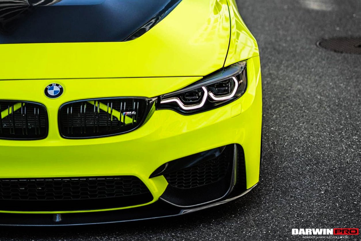 DARWINPRO - BMW M3 F80 / M4 F82 2014-2020 MP STYLE CARBON FIBRE FRONT LIP - Aero Carbon UK