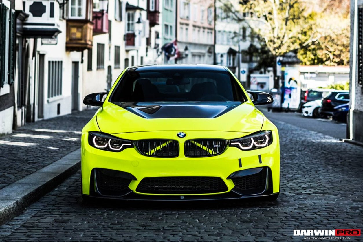 DARWINPRO - BMW M3 F80 / M4 F82 2014-2020 MP STYLE CARBON FIBRE FRONT LIP - Aero Carbon UK