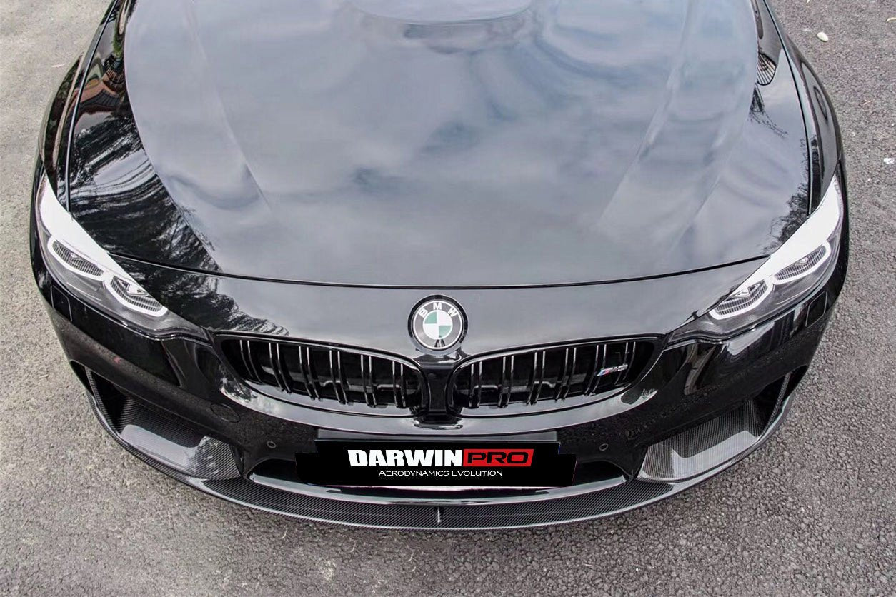 DARWINPRO - BMW M3 F80 / M4 F82 2014-2020 MP STYLE CARBON FIBRE FRONT LIP - Aero Carbon UK
