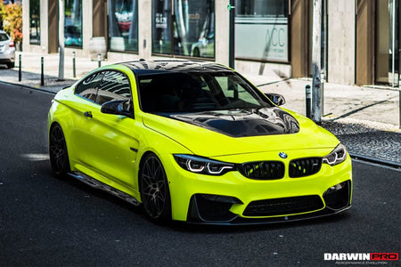 DARWINPRO - BMW M3 F80 / M4 F82 2014-2020 MP STYLE CARBON FIBRE FRONT LIP - Aero Carbon UK