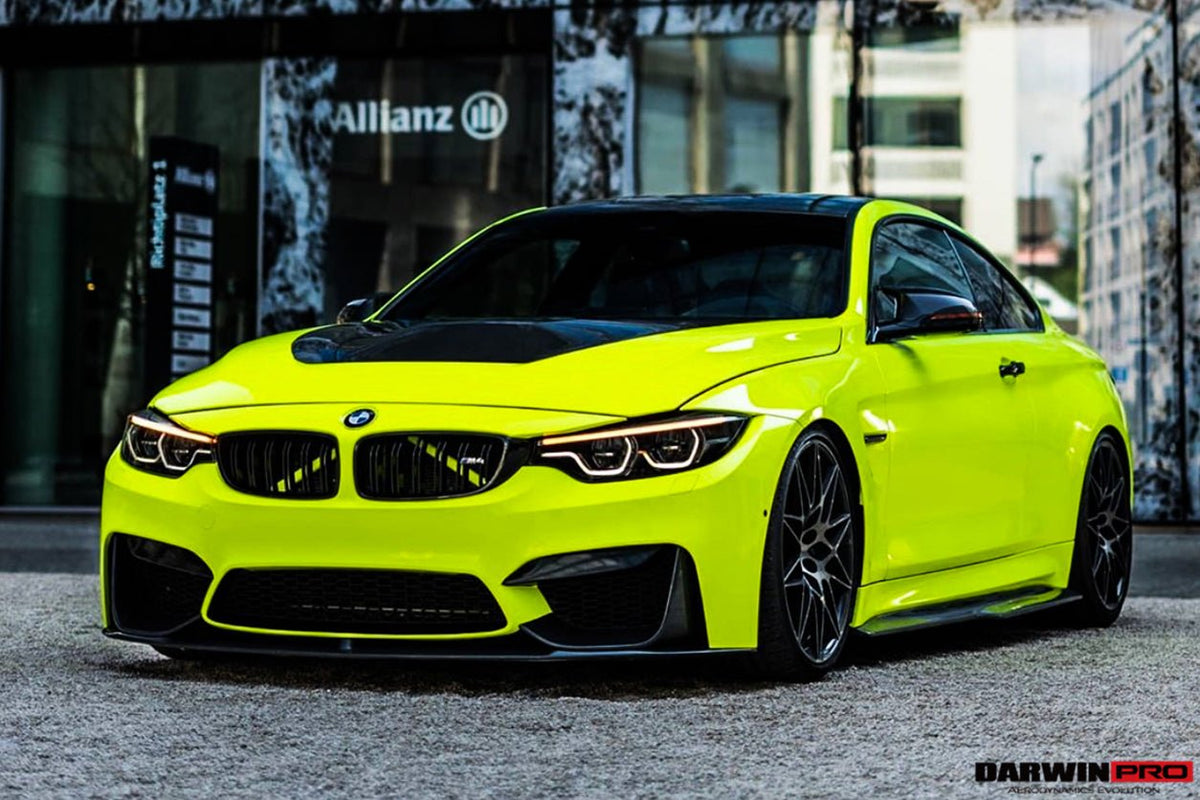 DARWINPRO - BMW M3 F80 / M4 F82 2014-2020 MP STYLE CARBON FIBRE FRONT LIP - Aero Carbon UK