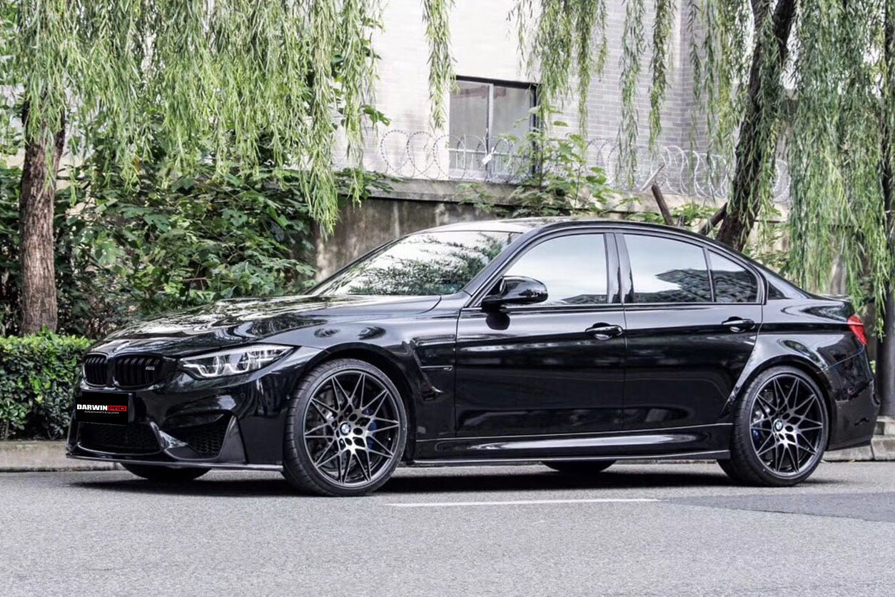 DARWINPRO - BMW M3 F80 / M4 F82 2014-2020 MP STYLE CARBON FIBRE FRONT LIP - Aero Carbon UK