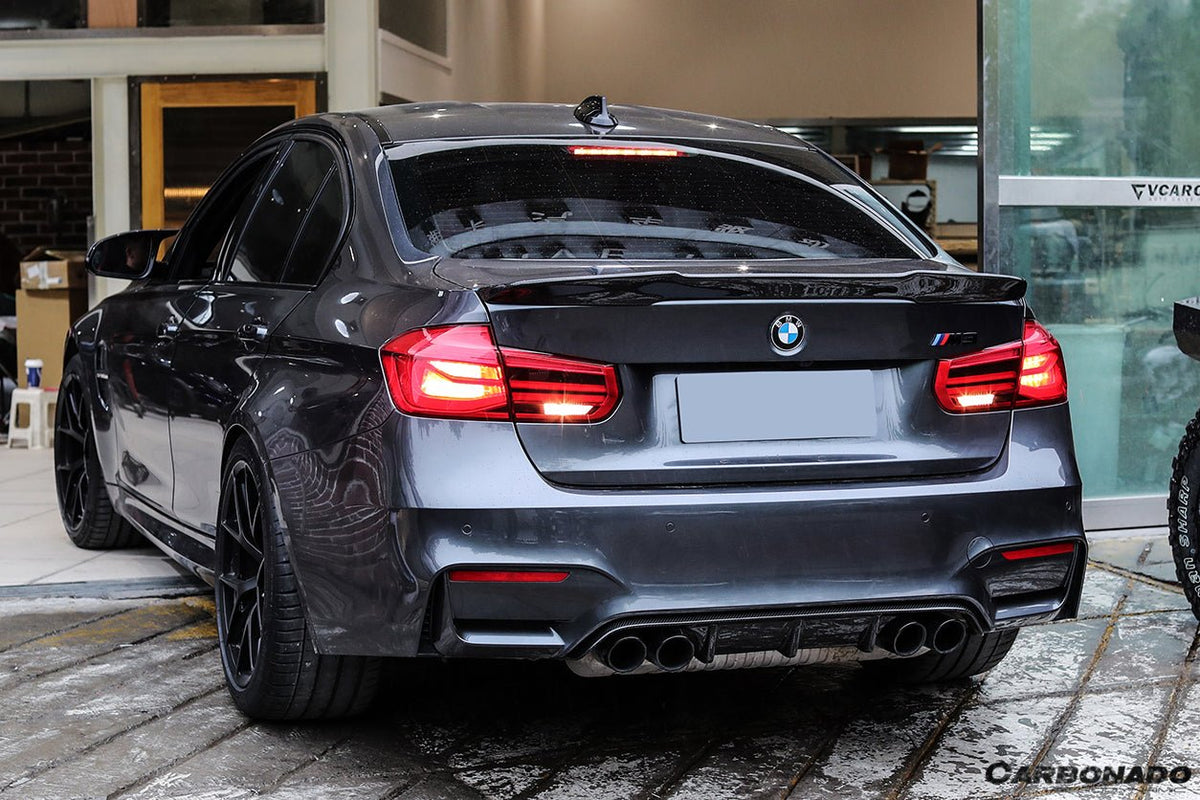 DARWINPRO - BMW M3 F80 / M4 F82 2014-2020 MP STYLE CARBON FIBRE REAR DIFFUSER - Aero Carbon UK