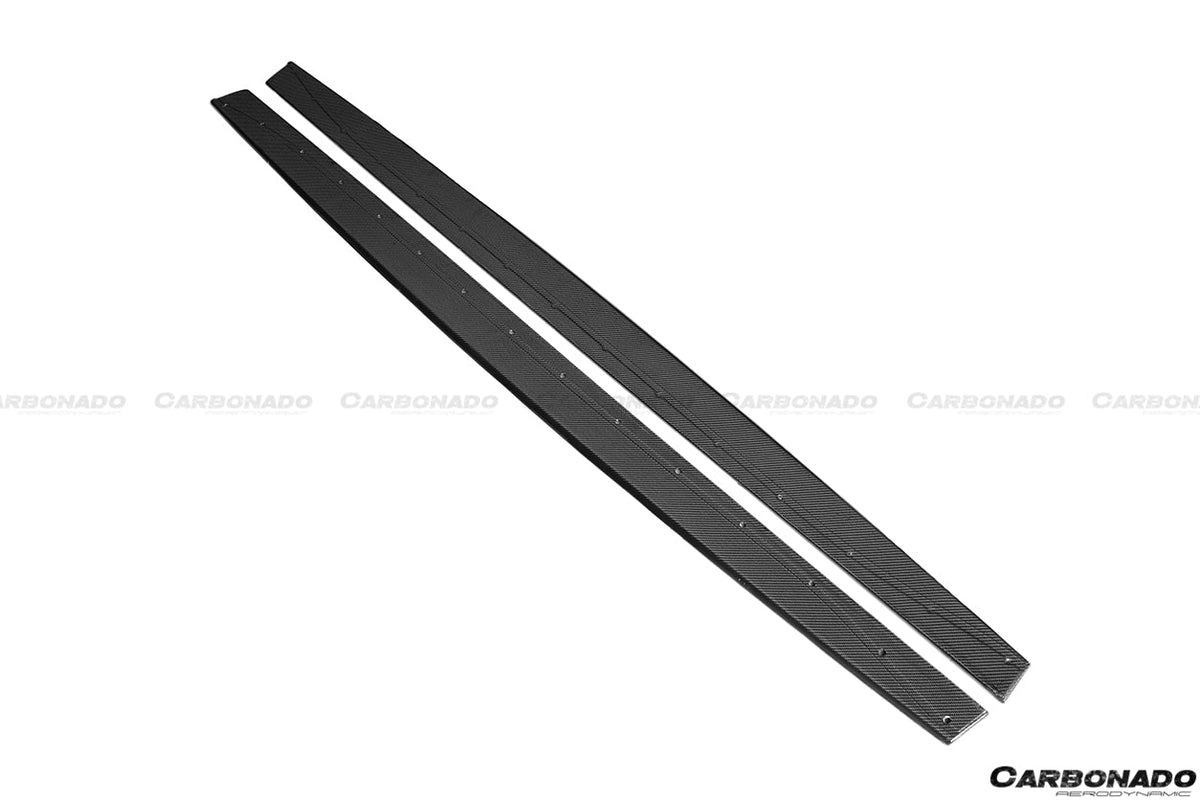DARWINPRO - BMW M3 F80 / M4 F82 2014-2020 MP STYLE CARBON FIBRE SIDE SKIRTS UNDER BOARD - Aero Carbon UK
