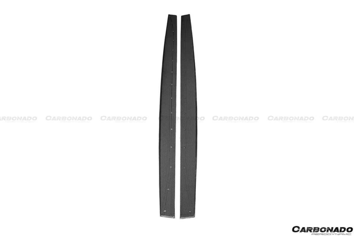 DARWINPRO - BMW M3 F80 / M4 F82 2014-2020 MP STYLE CARBON FIBRE SIDE SKIRTS UNDER BOARD - Aero Carbon UK