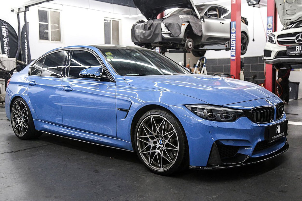 DARWINPRO - BMW M3 F80 / M4 F82 2014-2020 MP STYLE CARBON FIBRE SIDE SKIRTS UNDER BOARD - Aero Carbon UK