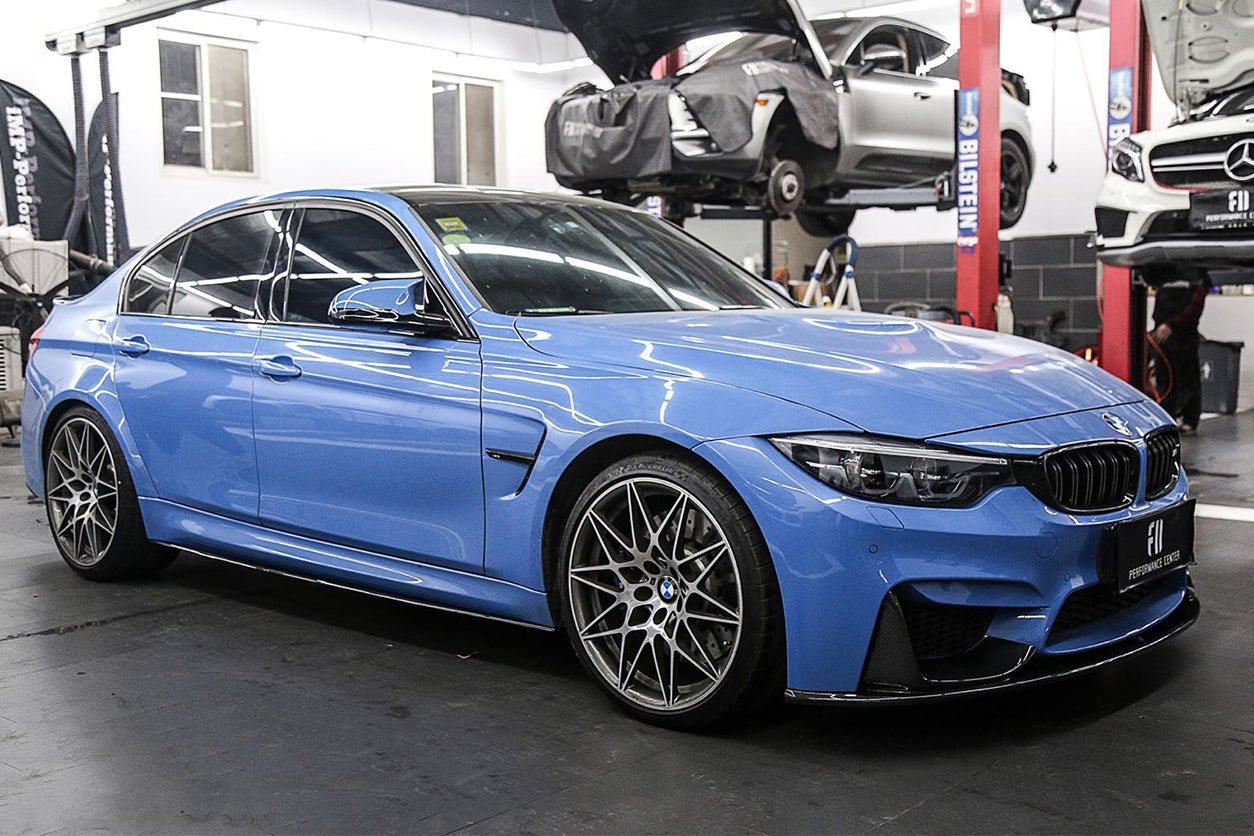 DARWINPRO - BMW M3 F80 / M4 F82 2014-2020 MP STYLE CARBON FIBRE SIDE SKIRTS UNDER BOARD - Aero Carbon UK
