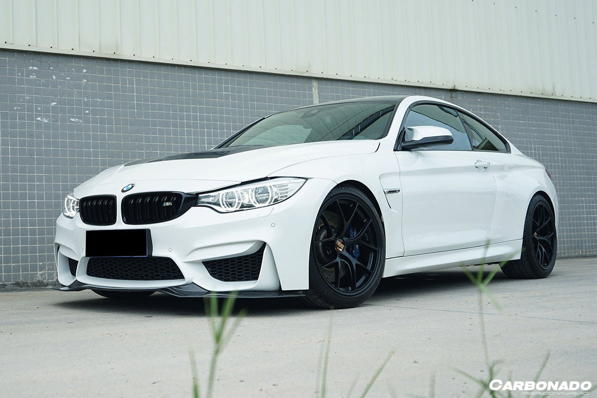 DARWINPRO - BMW M3 F80 / M4 F82 2014-2020 SM STYLE CARBON FIBRE FRONT LIP - Aero Carbon UK