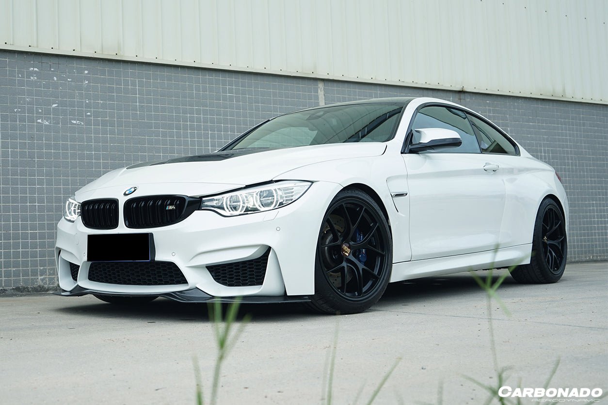 DARWINPRO - BMW M3 F80 / M4 F82 2014-2020 SM STYLE CARBON FIBRE FRONT LIP - Aero Carbon UK