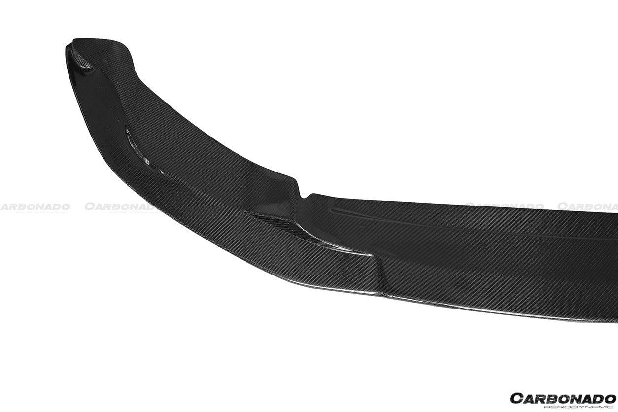 DARWINPRO - BMW M3 F80 / M4 F82 2014-2020 SM STYLE CARBON FIBRE FRONT LIP - Aero Carbon UK