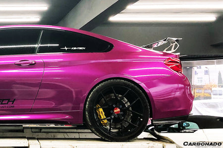 DARWINPRO - BMW M3 F80 / M4 F82 2014-2020 SM STYLE CARBON FIBRE REAR DIFFUSER AND LIP - Aero Carbon UK