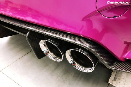 DARWINPRO - BMW M3 F80 / M4 F82 2014-2020 SM STYLE CARBON FIBRE REAR DIFFUSER AND LIP - Aero Carbon UK
