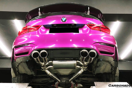 DARWINPRO - BMW M3 F80 / M4 F82 2014-2020 SM STYLE CARBON FIBRE REAR DIFFUSER AND LIP - Aero Carbon UK