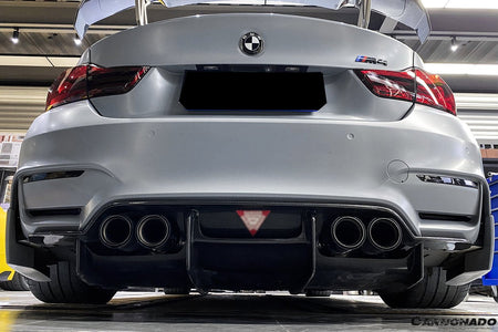 DARWINPRO - BMW M3 F80 / M4 F82 2014-2020 SM STYLE CARBON FIBRE REAR LIP - Aero Carbon UK