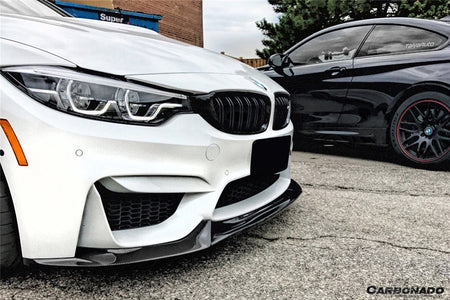 DARWINPRO - BMW M3 F80 / M4 F82 2014-2020 VA STYLE CARBON FIBRE FRONT LIP - Aero Carbon UK