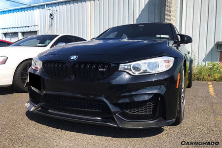 DARWINPRO - BMW M3 F80 / M4 F82 2014-2020 VA STYLE CARBON FIBRE FRONT LIP - Aero Carbon UK