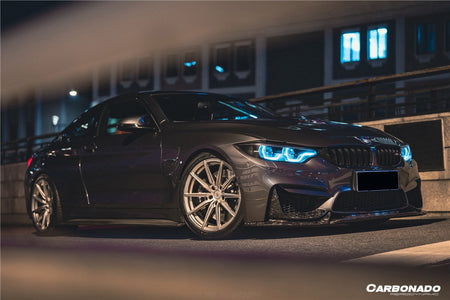 DARWINPRO - BMW M3 F80 / M4 F82 2014-2020 VA STYLE CARBON FIBRE FRONT LIP - Aero Carbon UK