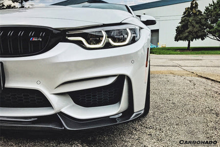DARWINPRO - BMW M3 F80 / M4 F82 2014-2020 VA STYLE CARBON FIBRE FRONT LIP - Aero Carbon UK