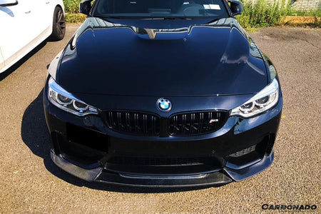 DARWINPRO - BMW M3 F80 / M4 F82 2014-2020 VA STYLE CARBON FIBRE FRONT LIP - Aero Carbon UK