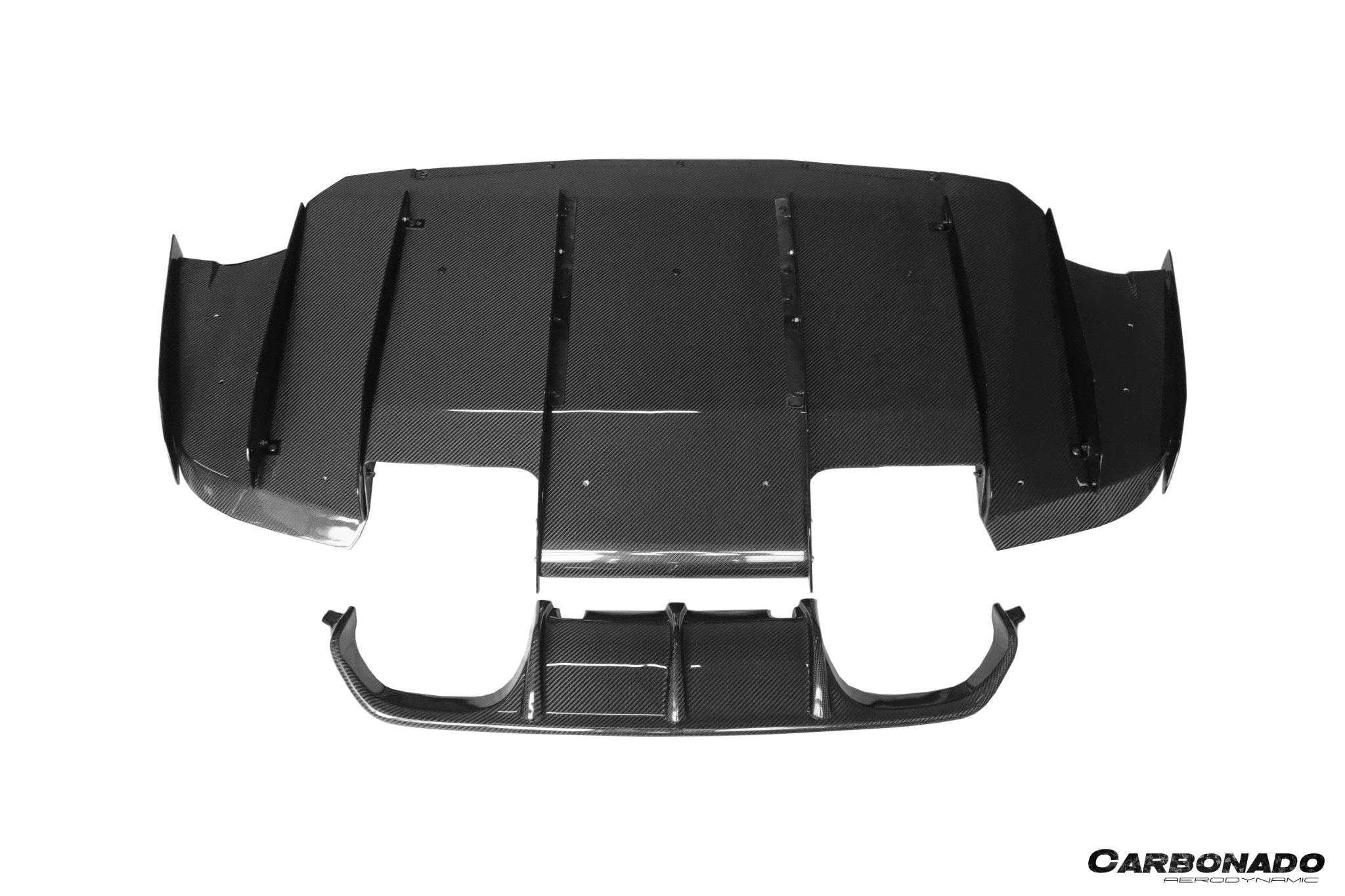 DARWINPRO - BMW M3 F80 / M4 F82 2014-2020 VA STYLE CARBON FIBRE REAR DIFFUSER AND LIP - Aero Carbon UK