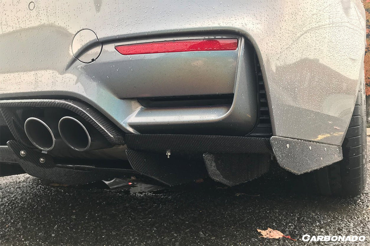 DARWINPRO - BMW M3 F80 / M4 F82 2014-2020 VA STYLE CARBON FIBRE REAR DIFFUSER AND LIP - Aero Carbon UK