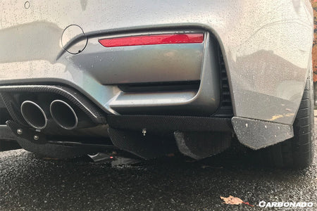 DARWINPRO - BMW M3 F80 / M4 F82 2014-2020 VA STYLE CARBON FIBRE REAR DIFFUSER AND LIP - Aero Carbon UK