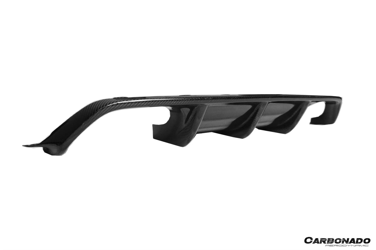 DARWINPRO - BMW M3 F80 / M4 F82 2014-2020 VA STYLE CARBON FIBRE REAR DIFFUSER AND LIP - Aero Carbon UK