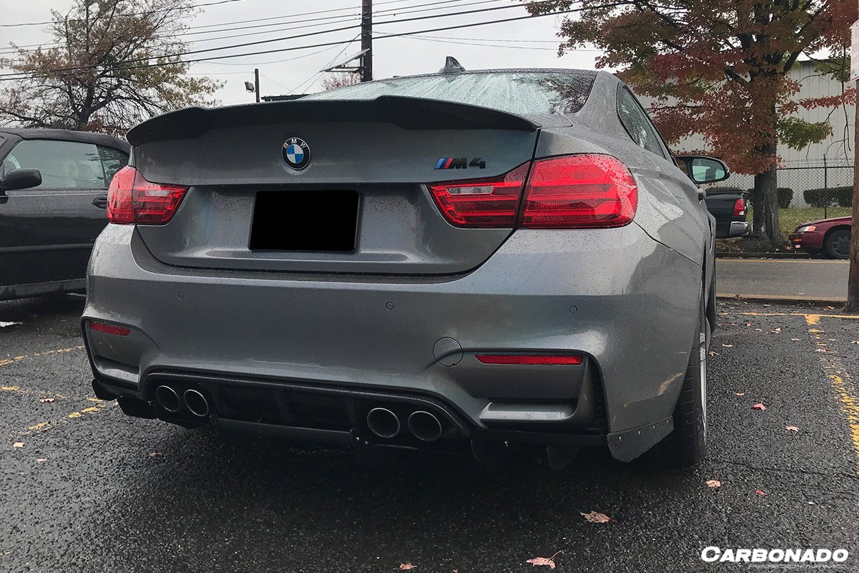 DARWINPRO - BMW M3 F80 / M4 F82 2014-2020 VA STYLE CARBON FIBRE REAR DIFFUSER AND LIP - Aero Carbon UK