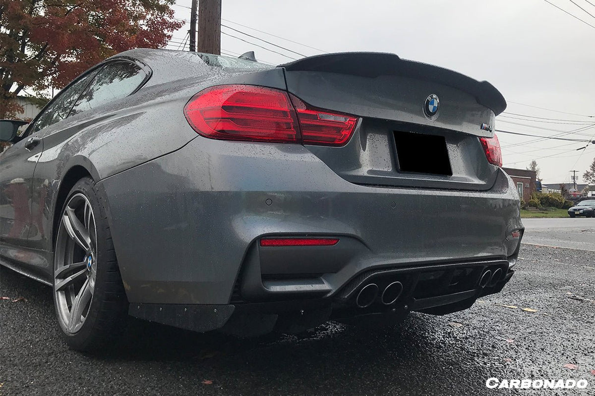 DARWINPRO - BMW M3 F80 / M4 F82 2014-2020 VA STYLE CARBON FIBRE REAR DIFFUSER AND LIP - Aero Carbon UK