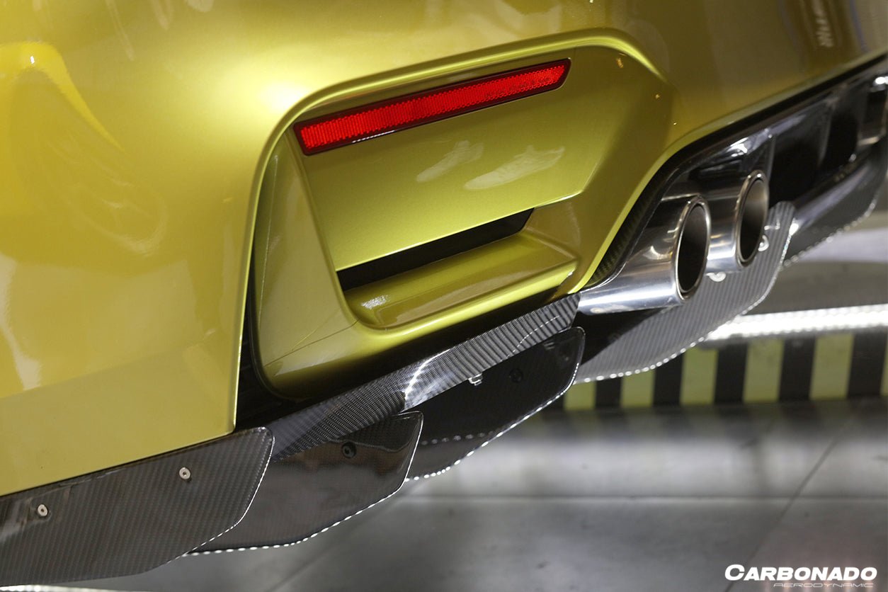DARWINPRO - BMW M3 F80 / M4 F82 2014-2020 VA STYLE CARBON FIBRE REAR DIFFUSER AND LIP - Aero Carbon UK