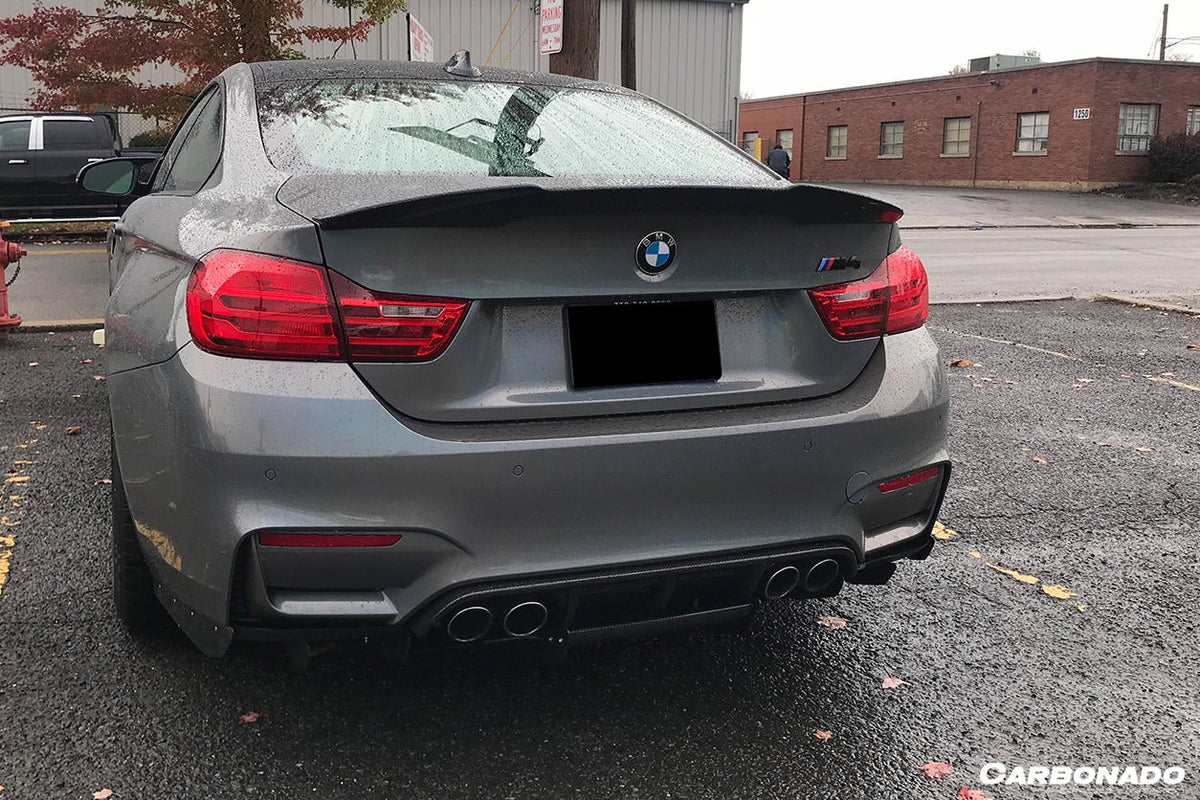 DARWINPRO - BMW M3 F80 / M4 F82 2014-2020 VA STYLE CARBON FIBRE REAR DIFFUSER AND LIP - Aero Carbon UK