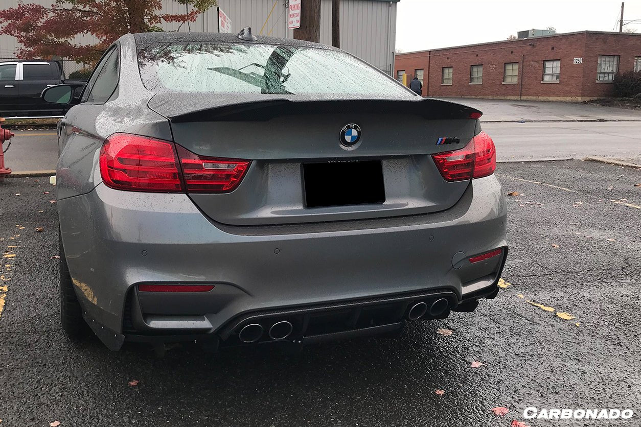DARWINPRO - BMW M3 F80 / M4 F82 2014-2020 VA STYLE CARBON FIBRE REAR DIFFUSER AND LIP - Aero Carbon UK