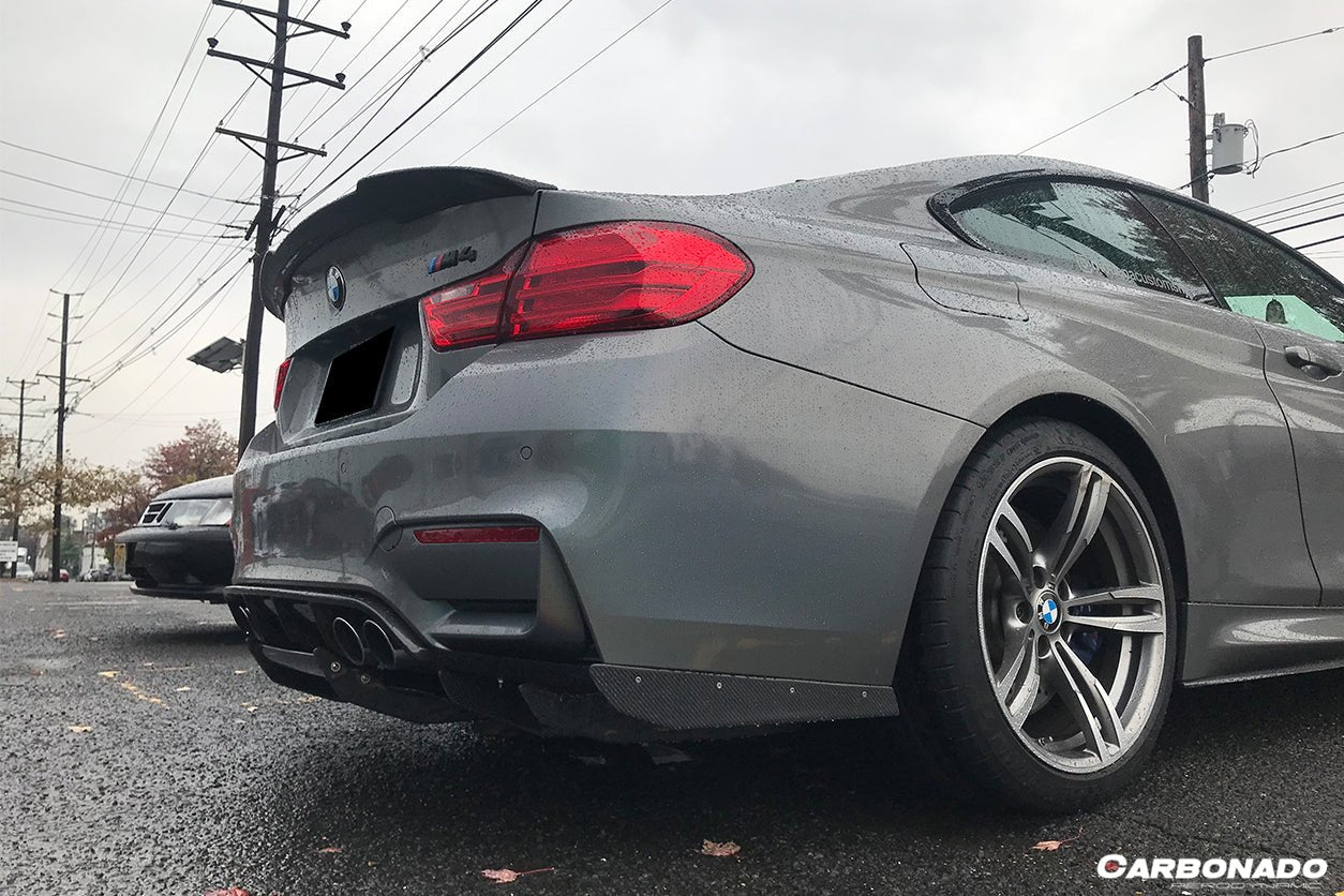 DARWINPRO - BMW M3 F80 / M4 F82 2014-2020 VA STYLE CARBON FIBRE REAR DIFFUSER AND LIP - Aero Carbon UK