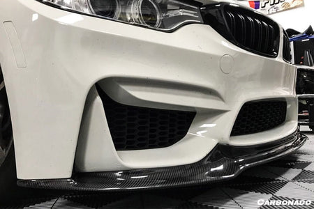 DARWINPRO - BMW M3 F80 / M4 F82 2014-2020 VRS STYLE CARBON FIBRE FRONT LIP - Aero Carbon UK