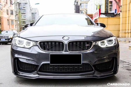 DARWINPRO - BMW M3 F80 / M4 F82 2014-2020 VRS STYLE CARBON FIBRE FRONT LIP - Aero Carbon UK